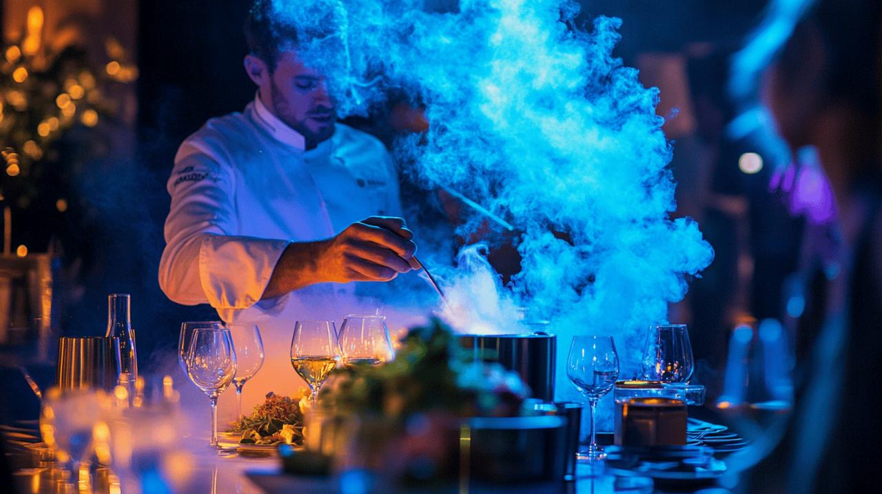 Surprenez vos invites avec une animation cuisine moleculaire a -196°C