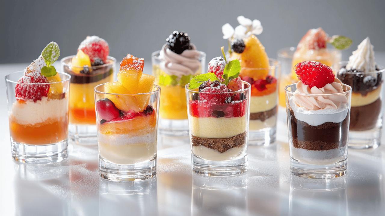 Creez des verrines sucrees chic en jouant avec les textures de mousses gourmandes